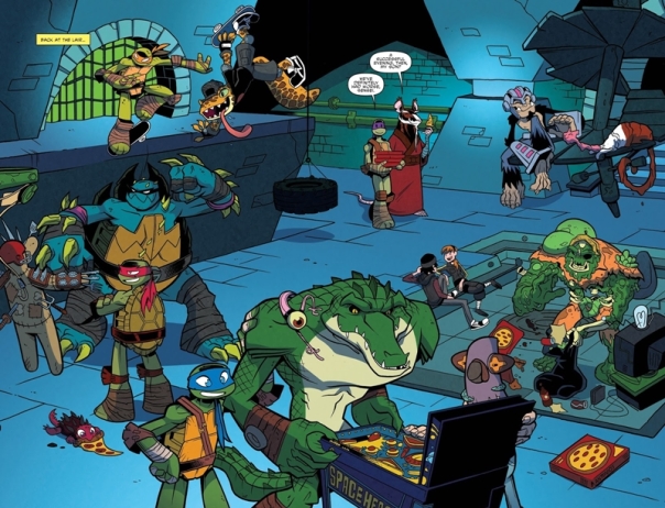 mutanimals sewer lair idw adventures ninja turtles1a